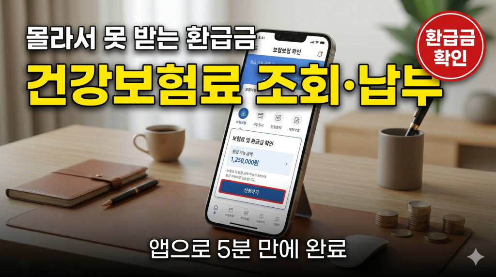 건강보험료 조회 납부 앱 사용법 썸네일