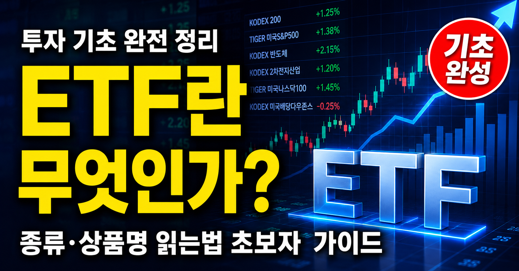 ETF란 종류 상품명 읽는법 초보자 완전 정리 썸네일