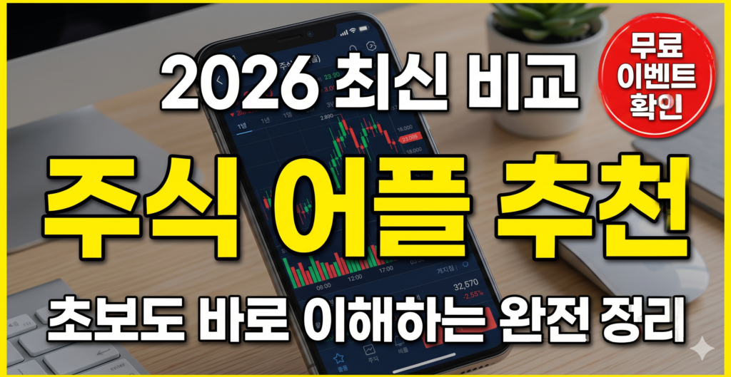 주식 어플 비교 2026 초보자 추천 썸네일