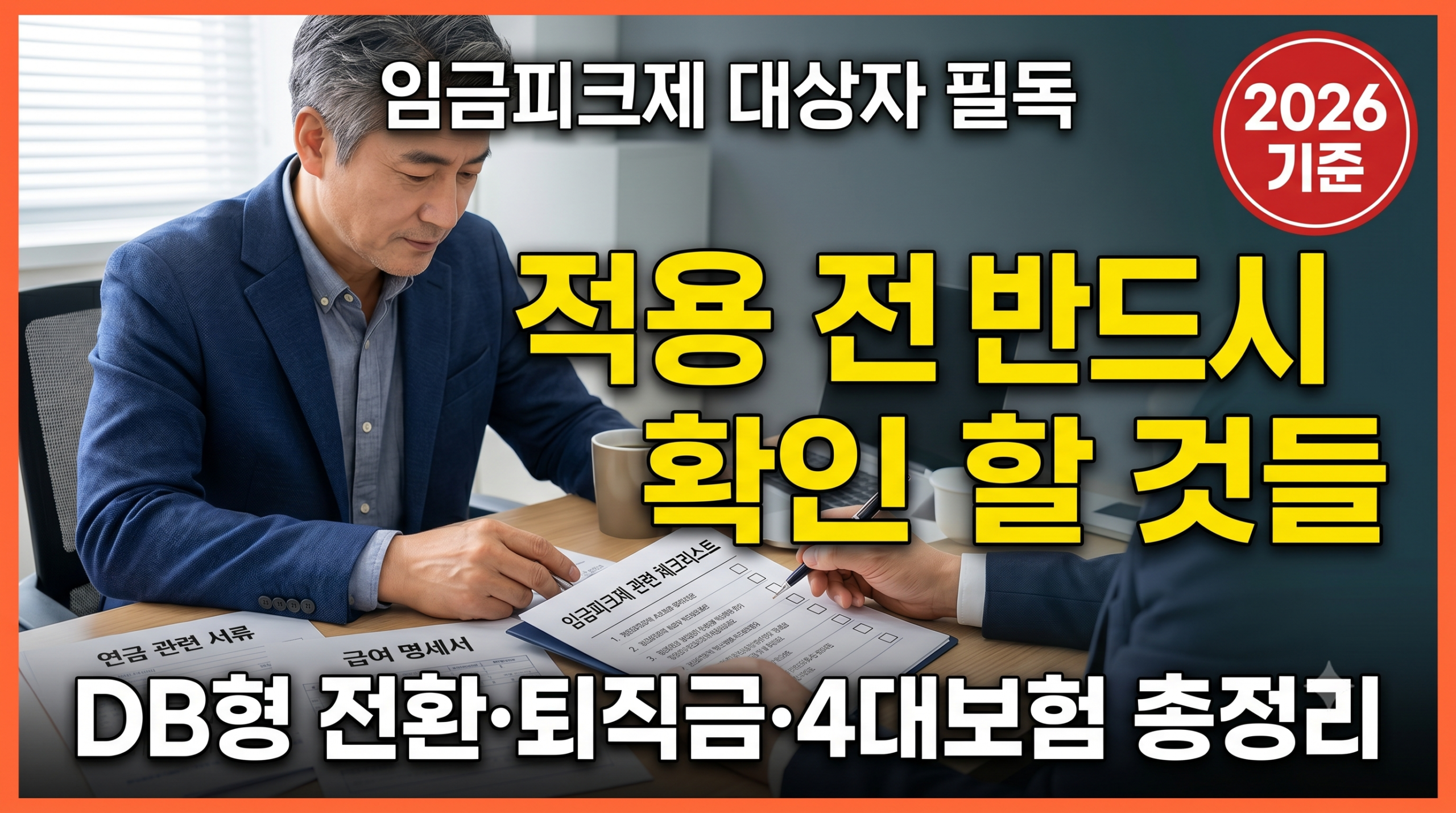 임금피크제 대상자 준비사항 체크리스트 썸네일