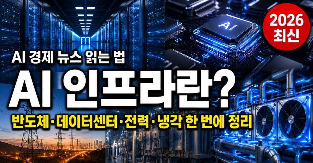 AI 인프라 뜻 반도체 데이터센터 전력 냉각 뉴스 읽는 법