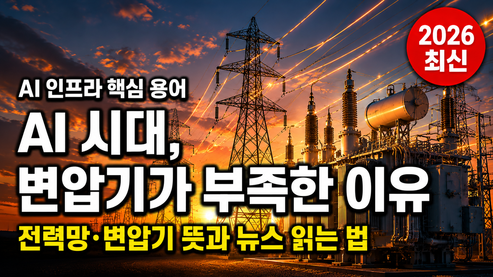 전력망 변압기 뜻 AI 데이터센터 전력 수요 뉴스 읽는 법