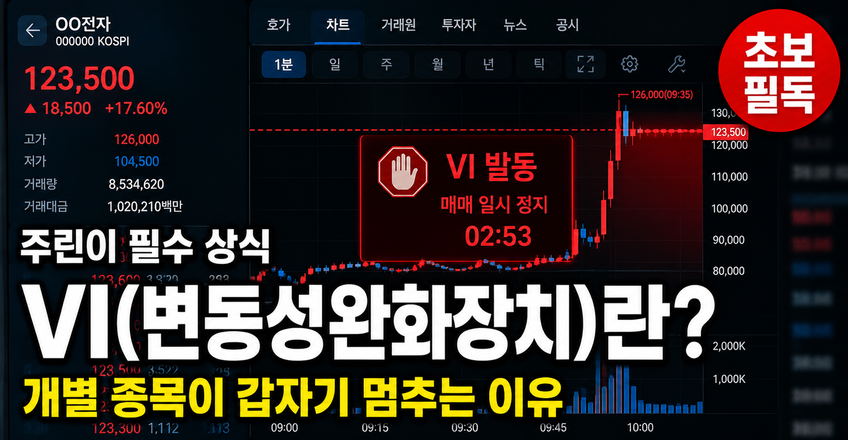 VI 뜻 변동성완화장치 주식 발동 조건 설명